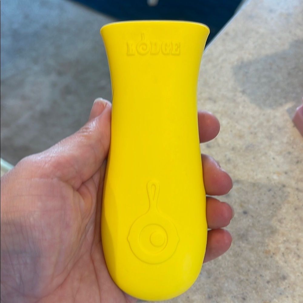 Lodge Yellow Silicone Handle Cover - Heat Resistant Grip